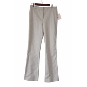 NWT Villager Liz Claiborne 10 Stripe Slacks Stretch Quiet Luxury Office Siren